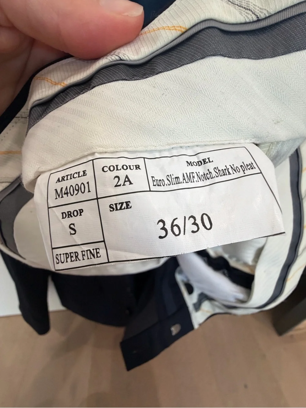 Men's Dark Navy Single-Breasted Suit Jacket